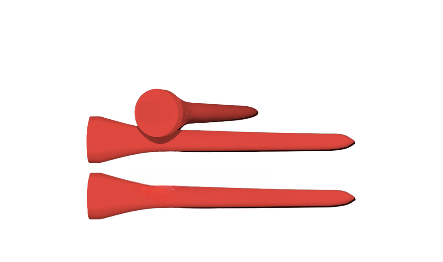 BioGolfTee 64 kpl (Punainen)