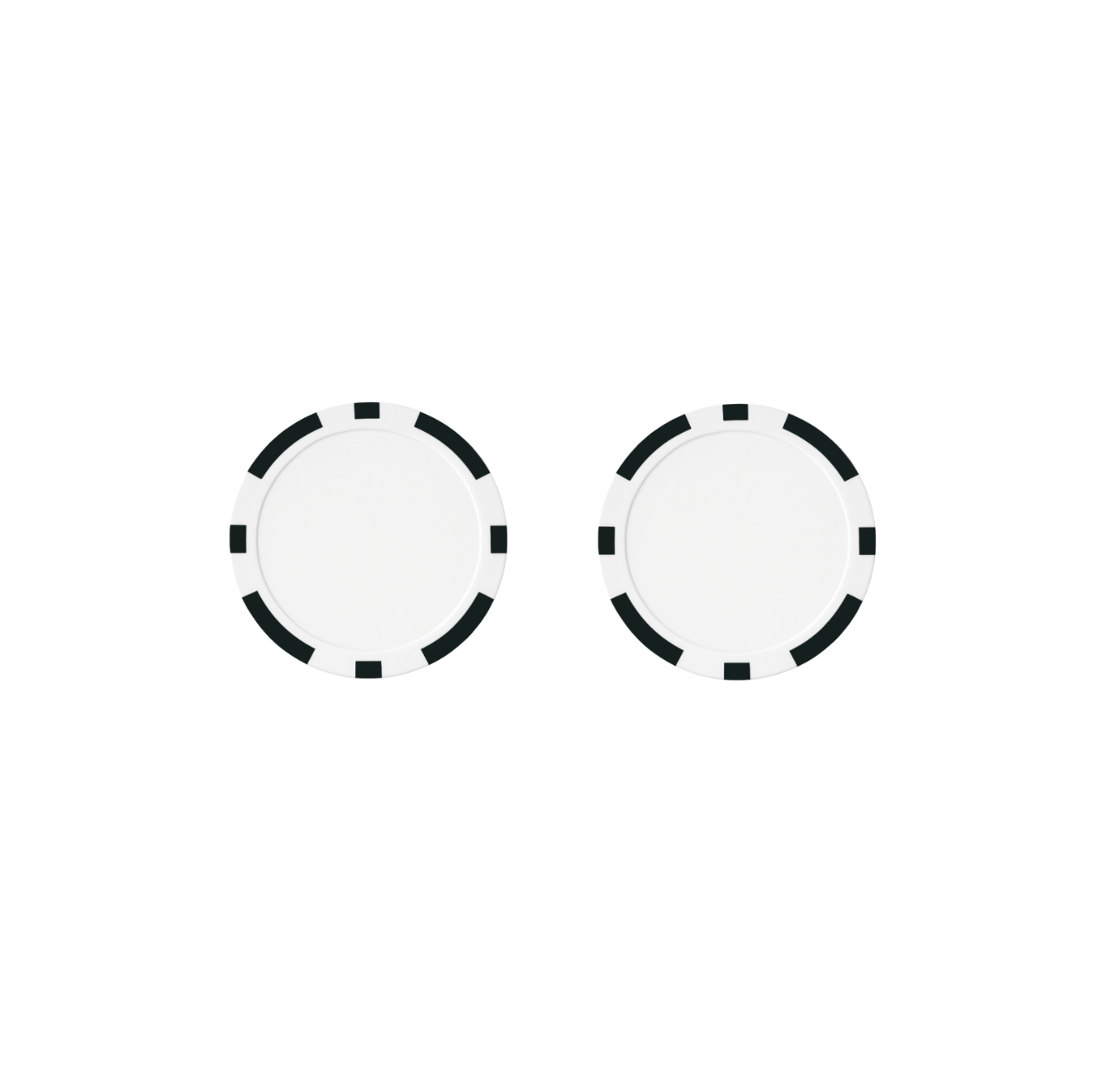 Pokerimerkki 20 kpl (Musta)