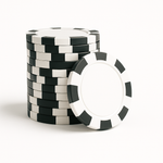 Pokerimerkki 20 kpl (Musta)