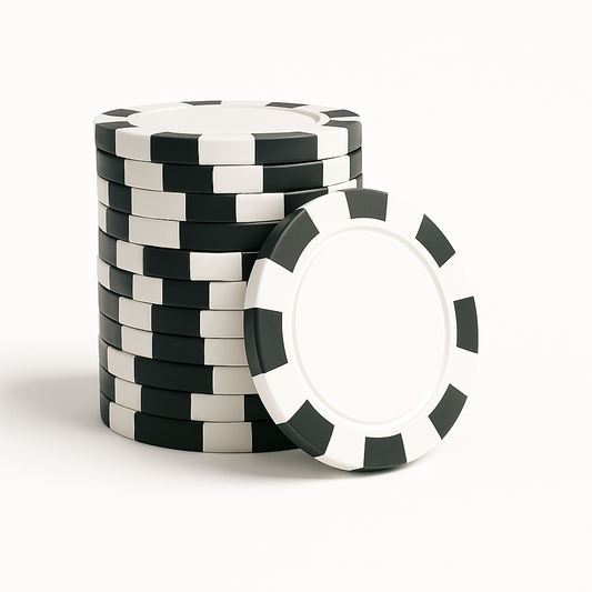 Pokerimerkki 20 kpl (Musta)