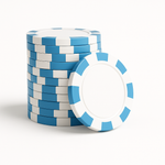 Pokerimerkki 20 kpl (Vaaleansininen)